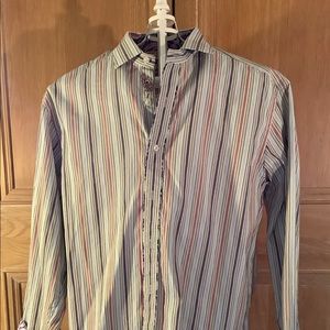 Robert Graham Men's Shirt Flip Cuffs Size XL